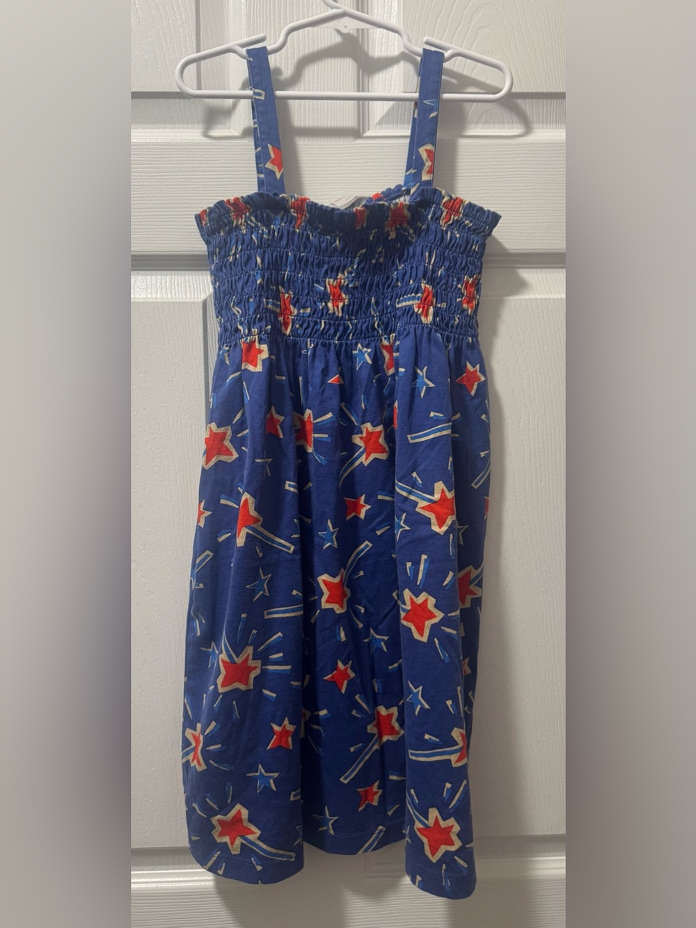 Hanna Andersson Navy Blue Star-Detail Sundress